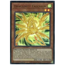 Dragunity Falchion - BLGG-EN012 - Ultra Rare 1st Edition
