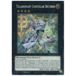 Tellarknight Constellar Delteros - BLGG-EN019 - Secret Rare 1st Edition