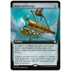 Brass Infiniscope (Extended Art) - Commander: Secrets of Strixhaven (SOC)