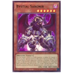 Bystial Saronir - CH01-EN012 - Ultra Rare 1st Edition