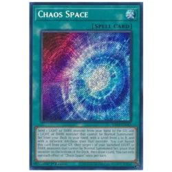Chaos Space - RA01-EN065 - Secret Rare 1st Edition