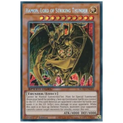 Hamon, Lord of Striking Thunder - SGX3-ENG02 - Secret Rare 1st Edition