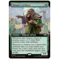 Rampart Architect (Extended Art) - Commander: Tarkir: Dragonstorm (TDC)