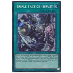Triple Tactics Thrust - CH01-EN030 - Secret Rare 1st Edition