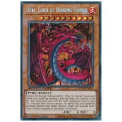 Uria, Lord of Searing Flames - SGX3-ENG01 - Secret Rare 1st Edition