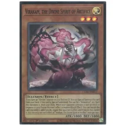 Virakam, the Divine Spirit of Artifice - CORI-EN017 - Super Rare 1st Edition