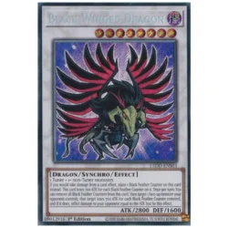 Black-Winged Dragon - L5DD-ENS03 - Secret Rare 1st Edition