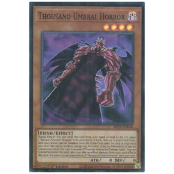 Thousand Umbral Horror - BETB-EN008 - Super Rare 1st Edition