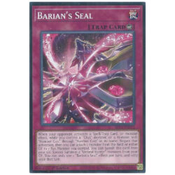 Barian's Seal - BETB-EN072 - Common 1st Edition