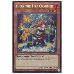 Hiita the Fire Charmer - CH02-EN002 - Secret Rare 1st Edition