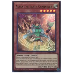 Aussa the Earth Channeler - CH02-EN012 - Ultra Rare 1st Edition