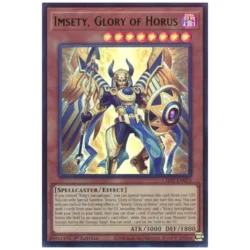 Imsety, Glory of Horus - CH02-EN022 - Ultra Rare 1st Edition