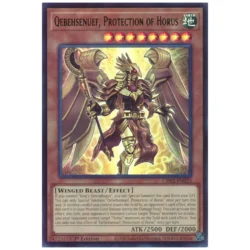 Qebehsenuef, Protection of Horus - CH02-EN025 - Ultra Rare 1st Edition