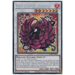Black Rose Dragon (Chibi Artwork) - L5DD-ENS02 - Secret Rare 1st Edition