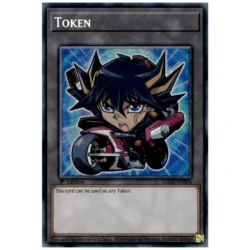 Token (Yusei) (Chibi Artwork) - L5DD-ENS04 - Secret Rare 1st Edition