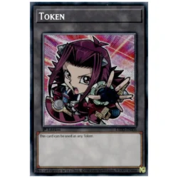Token (Akiza) (Chibi Artwork) - L5DD-ENS05 - Secret Rare 1st Edition